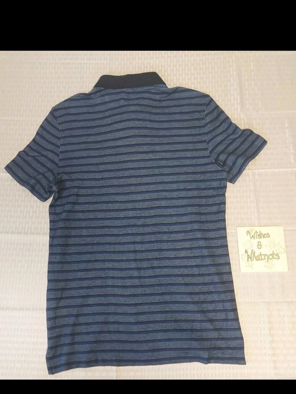 CALVIN KLEIN MEN'S 100% COTTON SOFT POLO SHIRT (DARK BLUE SMALL) - Picture 2 of 9